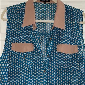 Mine Too sleeveless 3XL sheer top